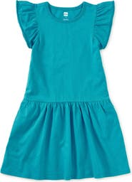 Tea Collection Pom-Pom Flutter Dress