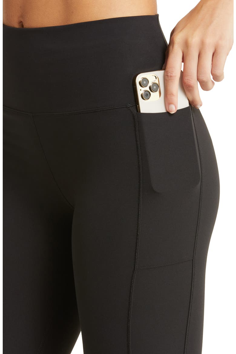Studio Pocket Leggings, Alternate, color, BLACK