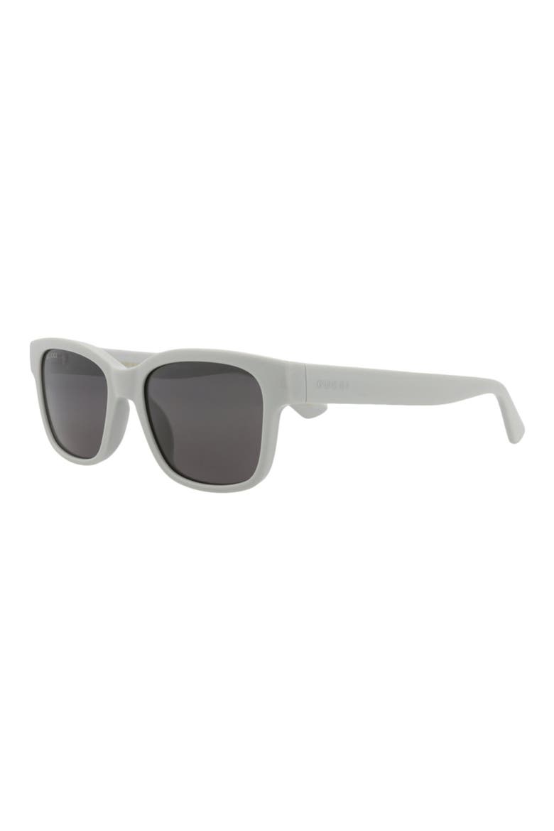 54mm Square Sunglasses, Alternate, color, GREY GREY GREY