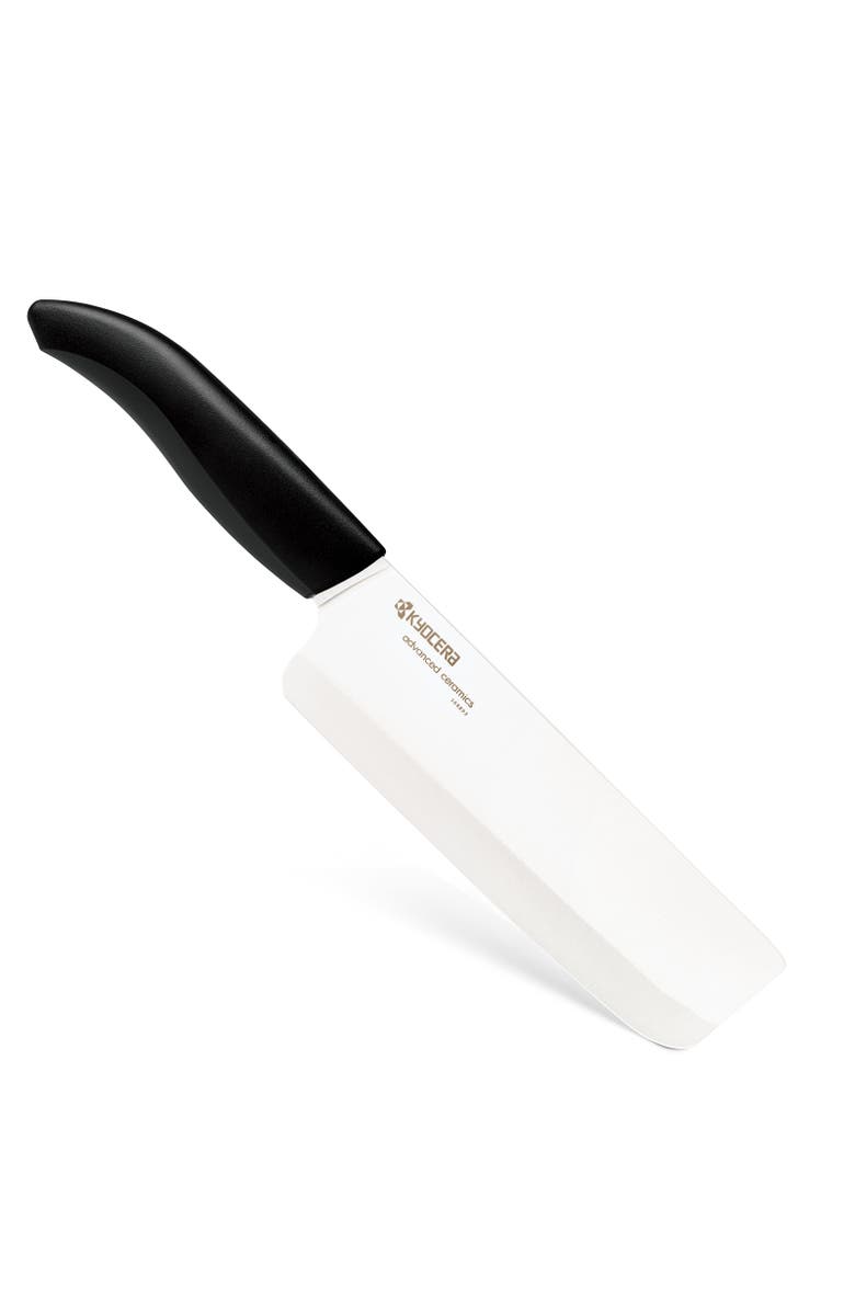Kyocera Revolution Ceramic 6 Inch Nakiri Knife, Main, color, Black