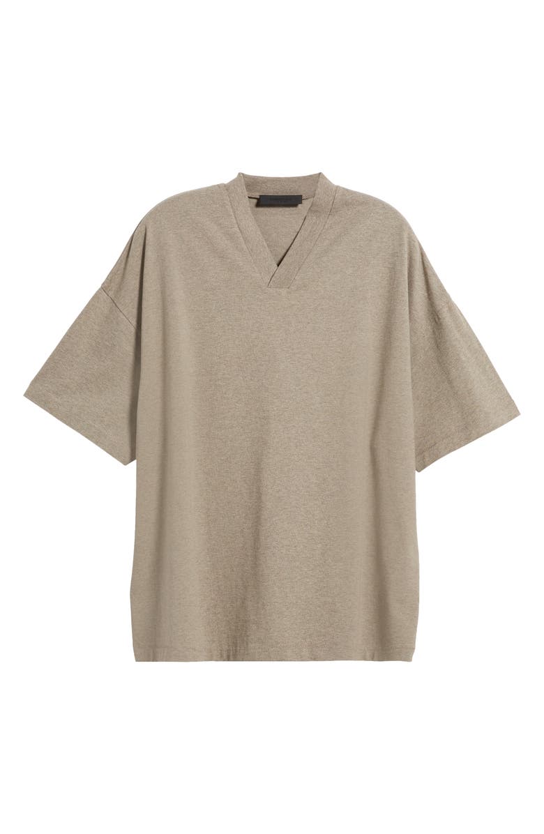 Fear of God Essentials V-Neck Cotton T-Shirt, Alternate, color,