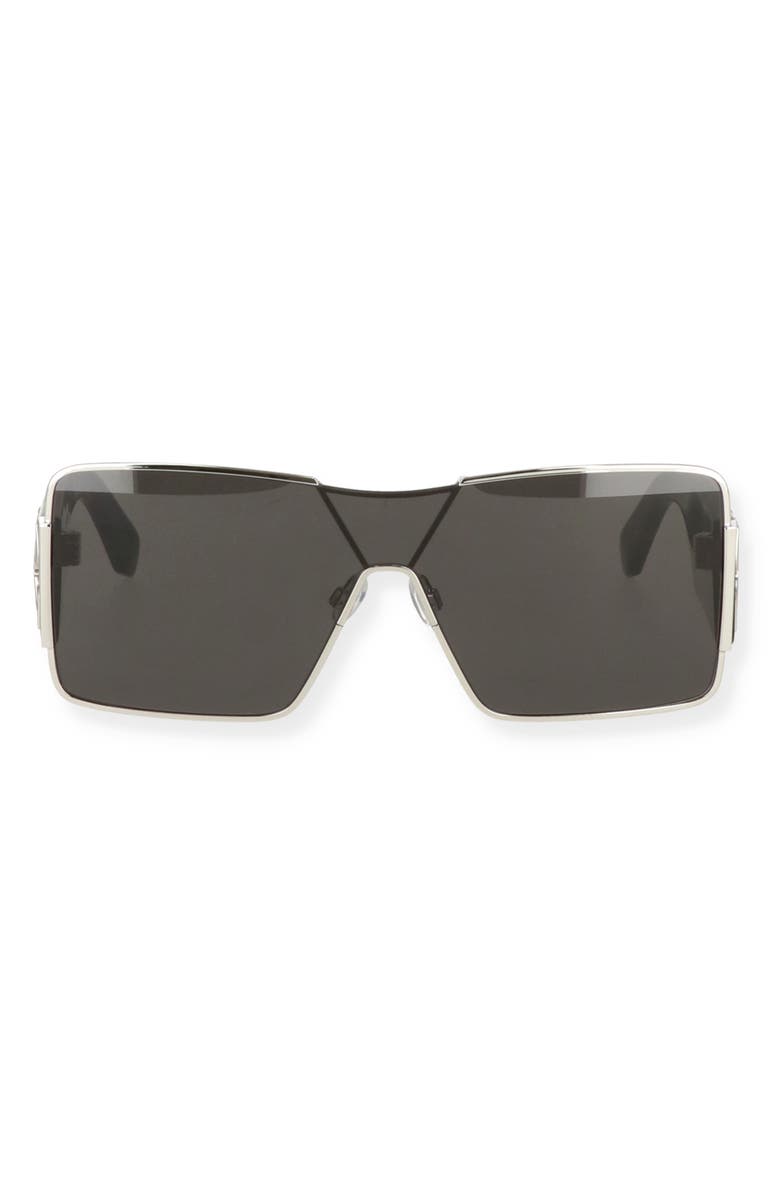 Off-White Square Sunglasses, Alternate, color, Silver Dark Grey