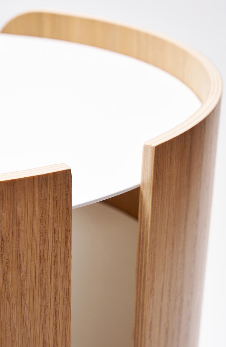 Apto Contour Wood & Steel Side Table, Alternate, color, 