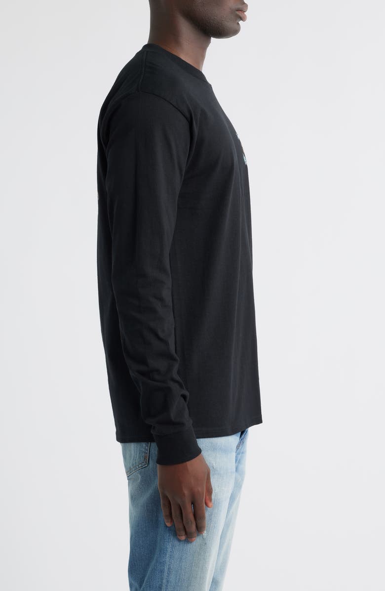 DARK SEAS Waterlogged Long Sleeve Graphic T-Shirt, Alternate, color, Black