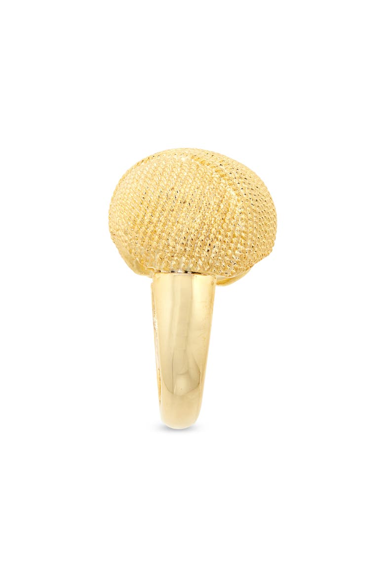 Textured Knot Adjustable Cocktail Ring, Alternate, color, GOLD