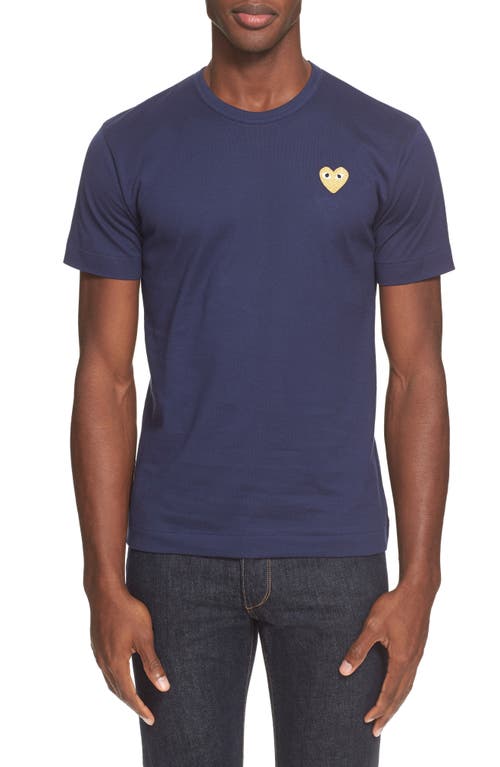 Comme des Garçons PLAY Crewneck T-Shirt in Navy  product