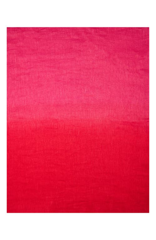 Saachi Two-tone Linen Scarf In Pink