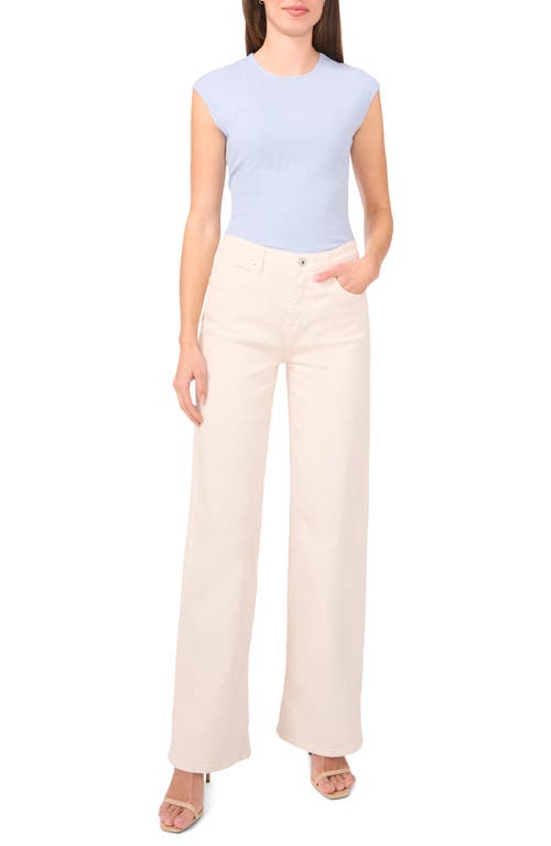 Halogenr Halogen(r) Extended Shoulder Sleeveless Top In Blue Fog
