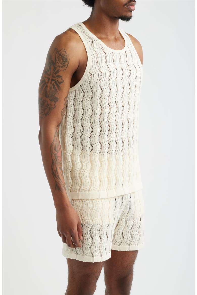 Oceanside Jacquard Tank, Alternate, color, BEIGE