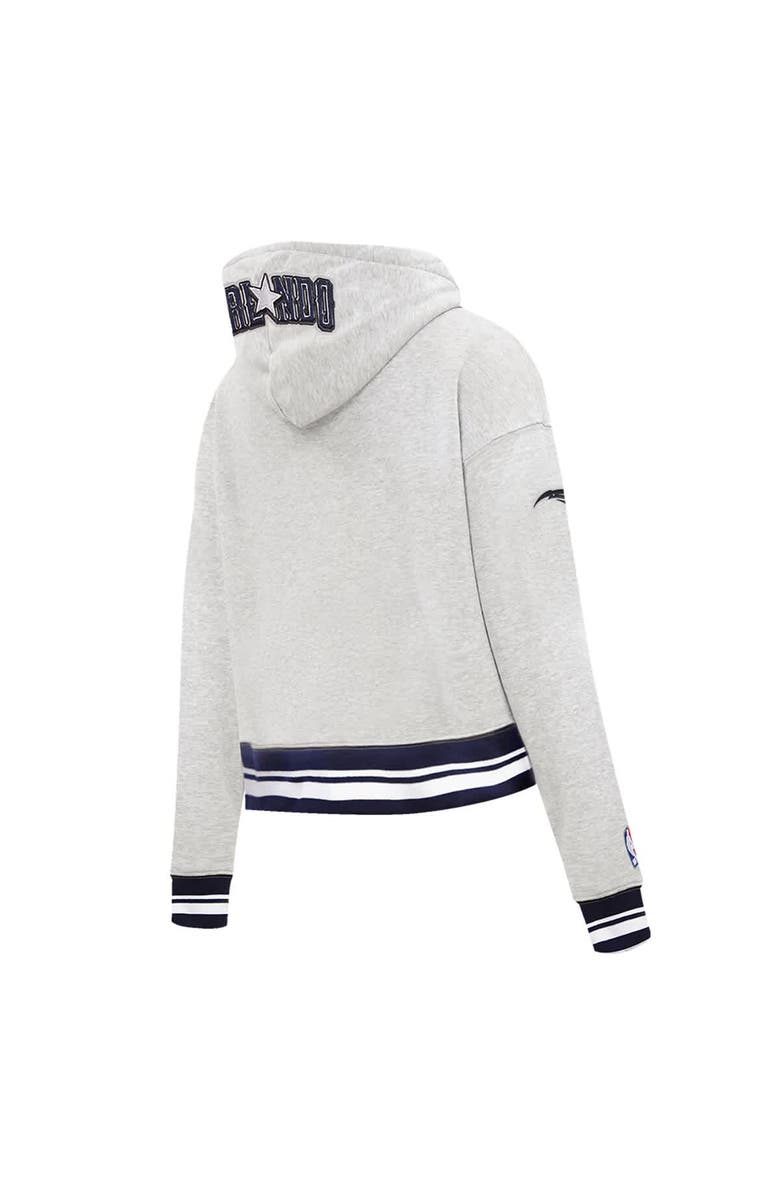 PRO STANDARD Women's Pro Standard Gray Orlando Magic 2024/25 City Edition Cropped Pullover Hoodie, Alternate, color, 