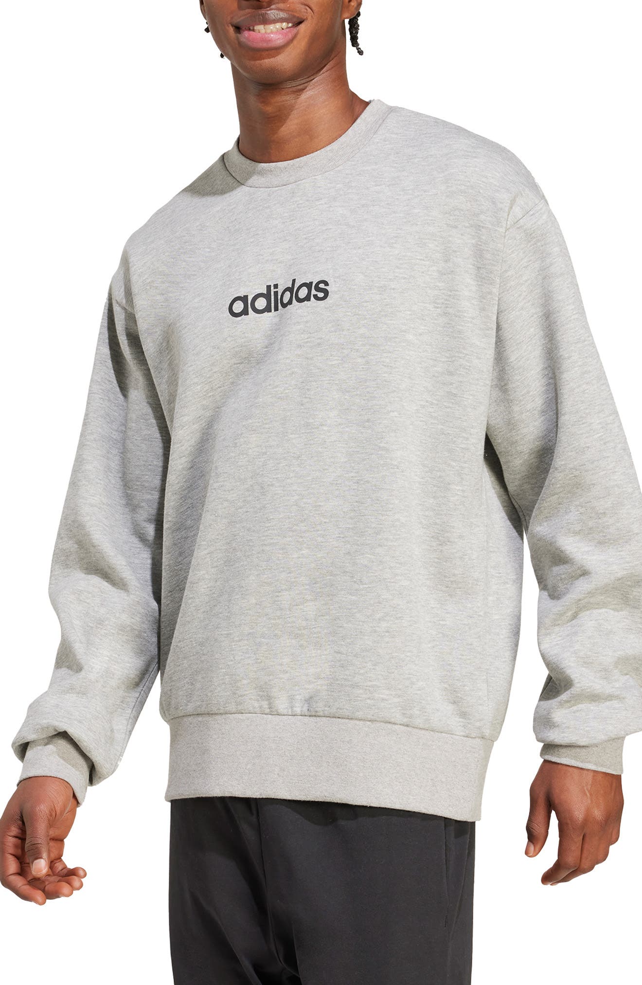 adidas Linear Logo Crewneck Sweatshirt
