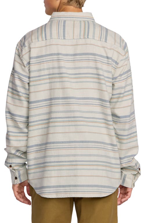 Billabong Coastline Cotton Flannel Button-up Shirt In Multi