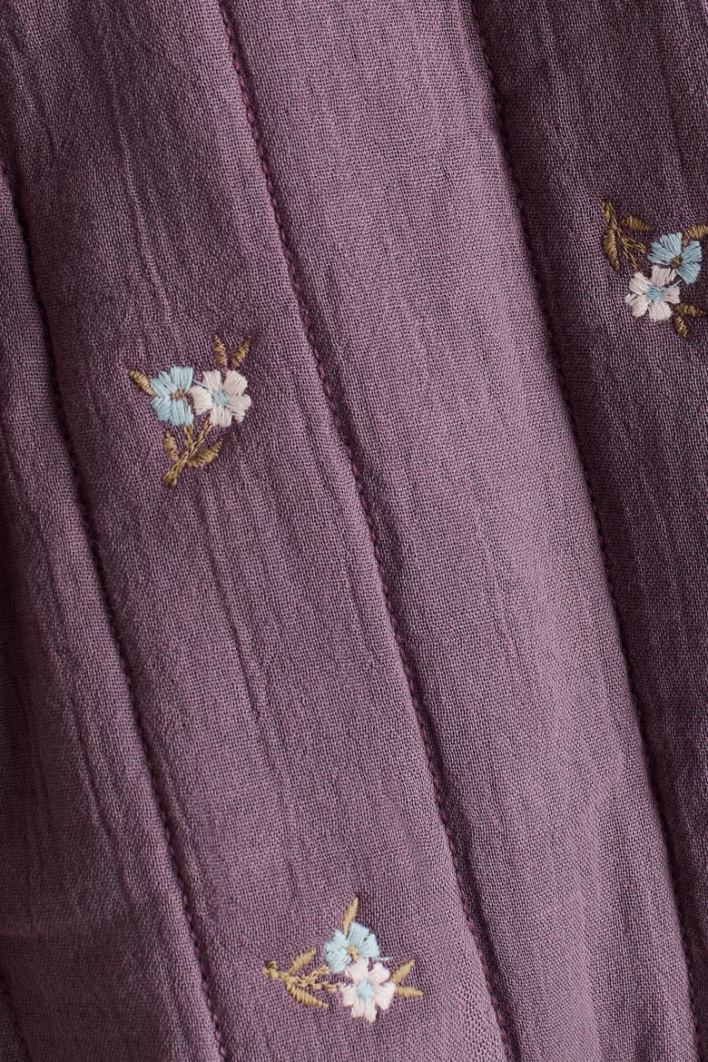 Embroidery-detail Jacket, Alternate, color, Purple/floral