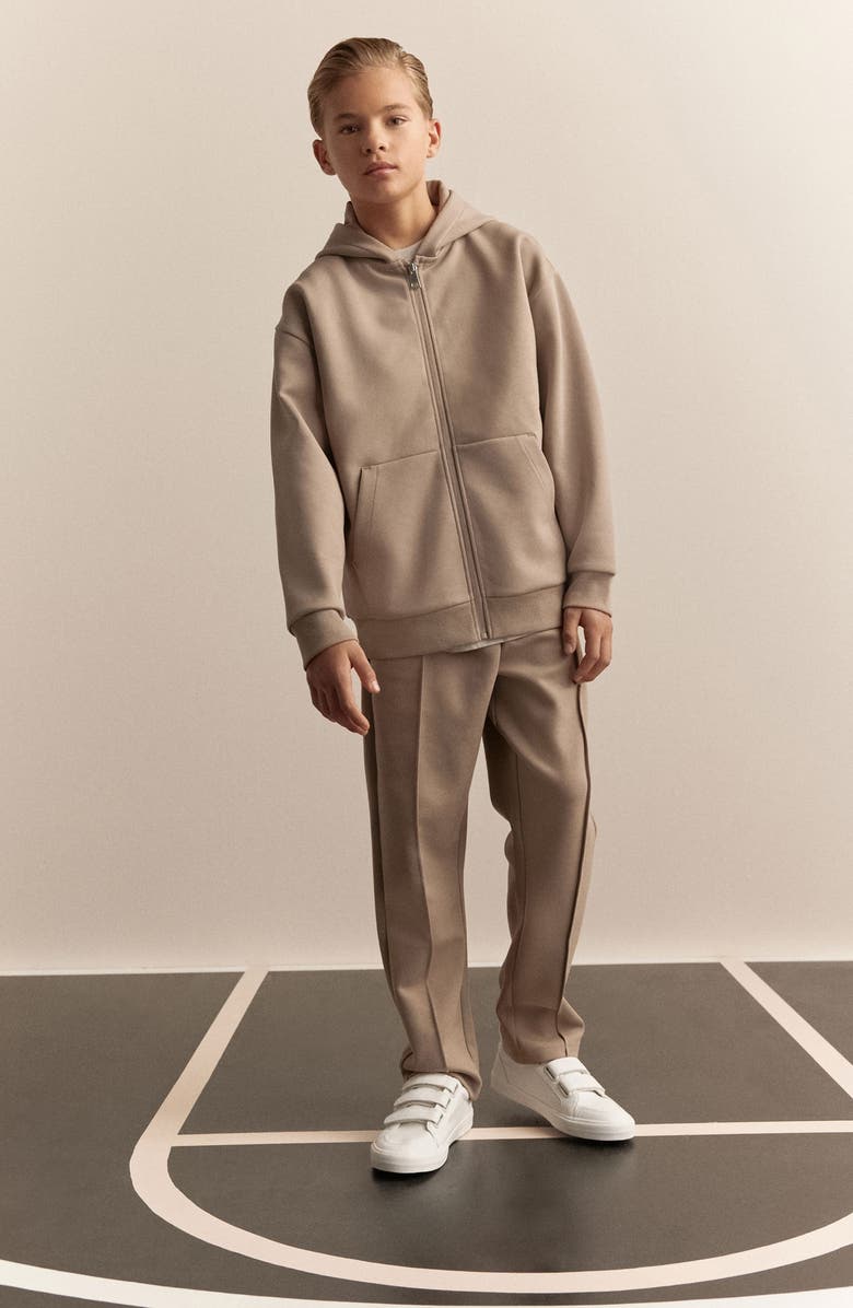 NEXT Kids' Stone Zip Hoodie & Drawstring Pants Set, Alternate, color,