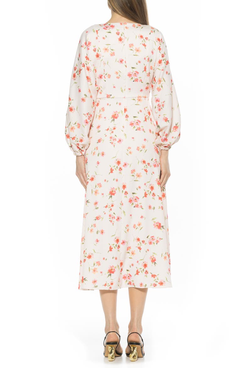Constance Fit & Flare Dress, Alternate, color, BLUSH FLORAL