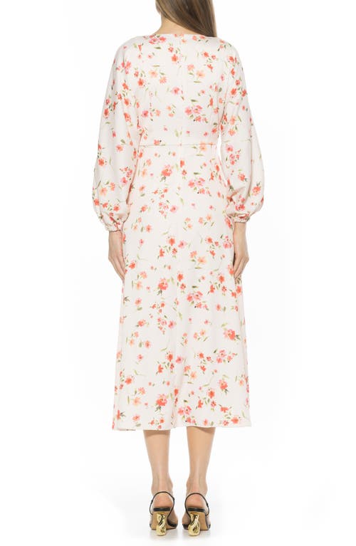 Alexia Admor Constance Fit & Flare Dress In Blush Floral