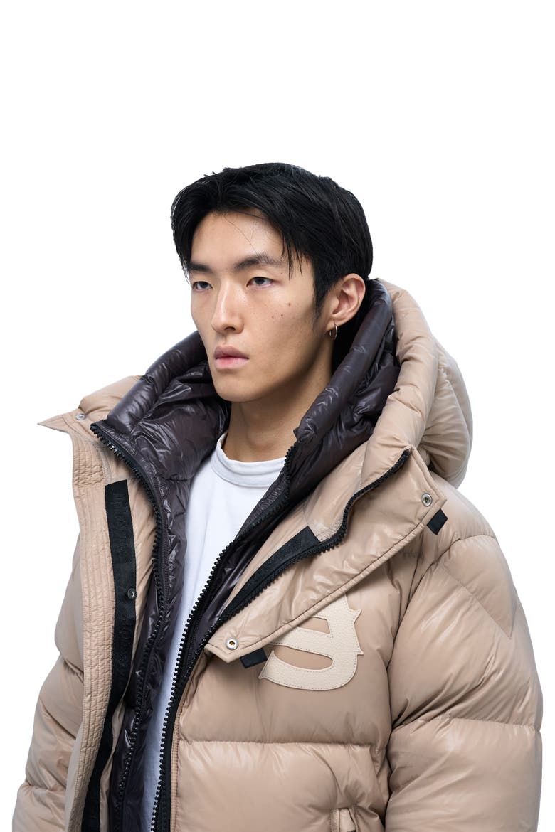 Kudu Gen Double Hood Puffer Jacket 2.0, Alternate, color, Beige