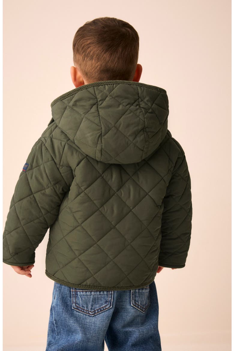 Kids' Diamond Quilted Jacket, Alternate, color, GREEN
