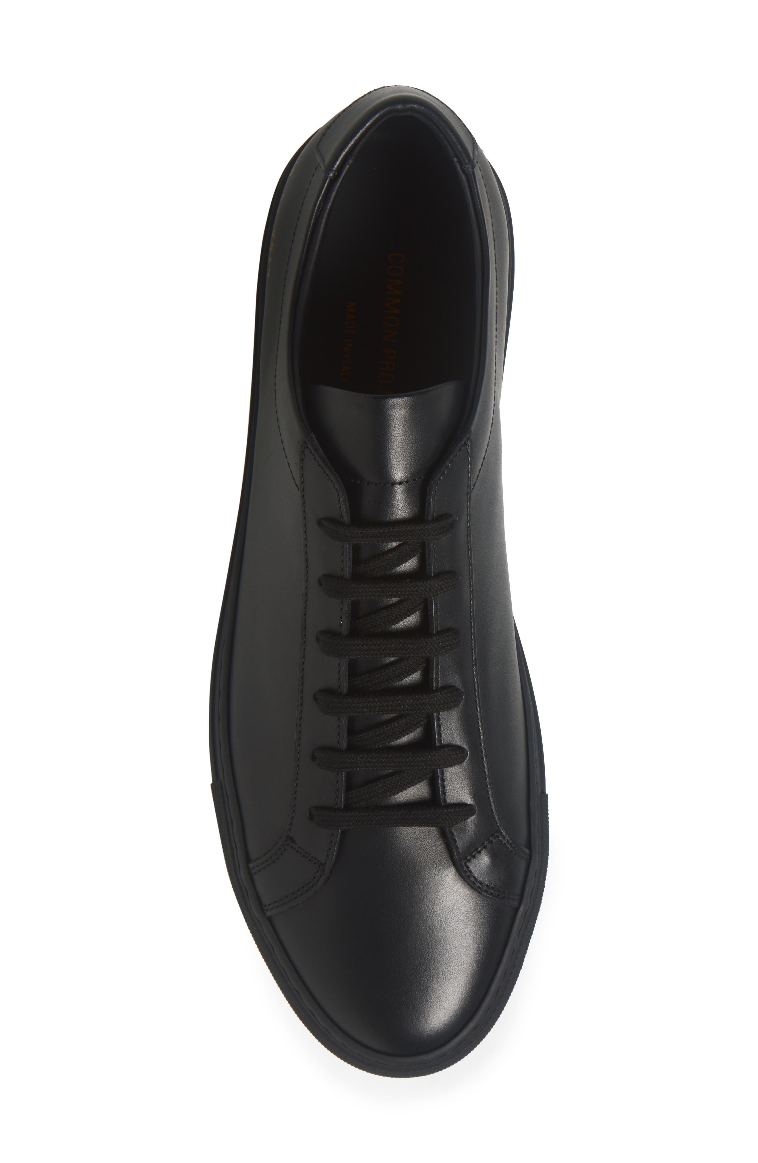 Common Projects Original Achilles Sneaker, Alternate, color, Black/ Black