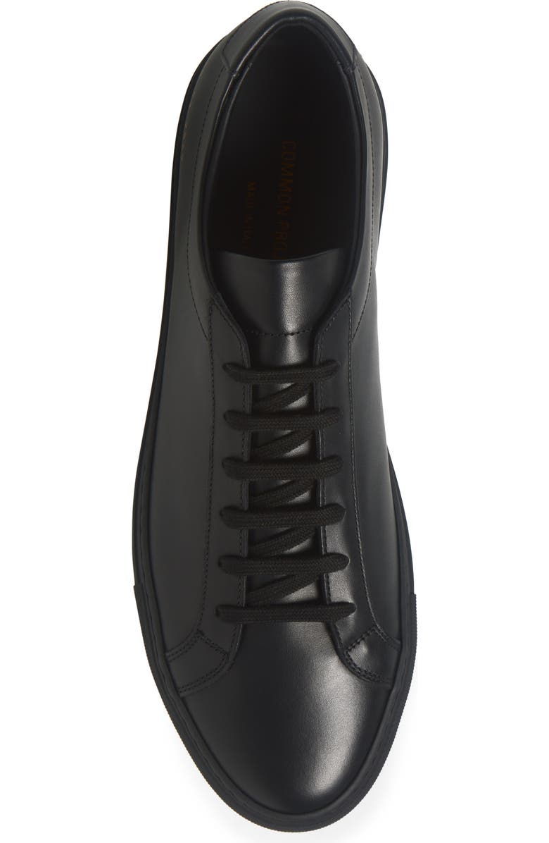 Common Projects Original Achilles Sneaker, Alternate, color, Black/ Black