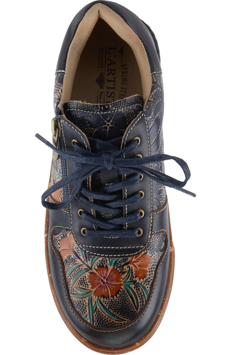 L'Artiste by Spring Step Sincerity Sneaker, Alternate, color, Navy Multi