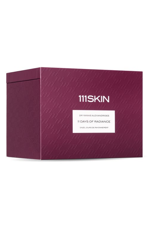 111skin 11 Days Of Radiance Gift Set $815 Value In Transparent