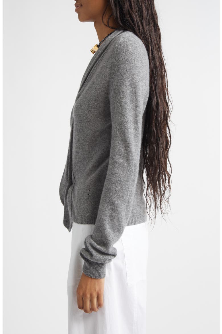 Shawl Collar Cashmere Cardigan, Alternate, color, GREY
