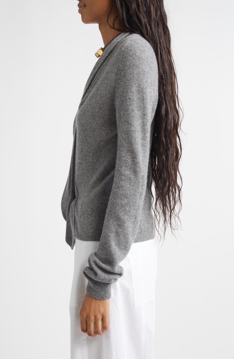 PLAN C Shawl Collar Cashmere Cardigan, Alternate, color, Grey
