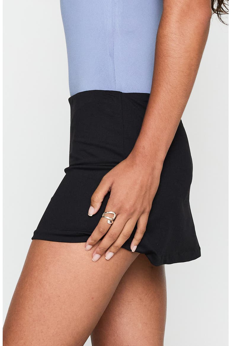 Basecamp Jersey Skort, Alternate, color, BLACK