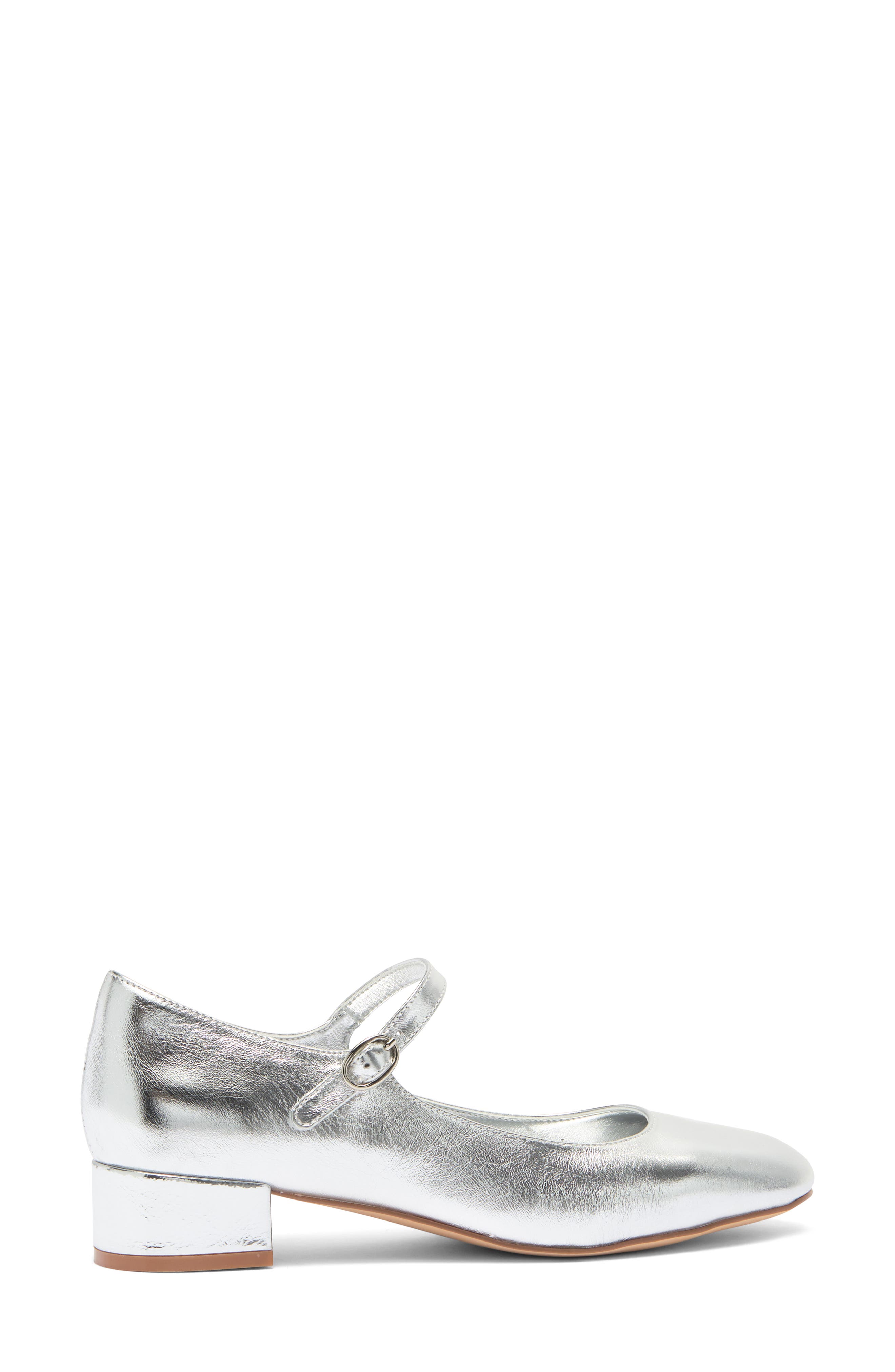 Top Tier Mary Jane Pump, Alternate, color, SILVER