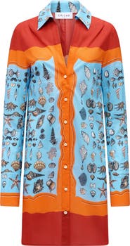 Callas Milano Charisse Printed shirt dress