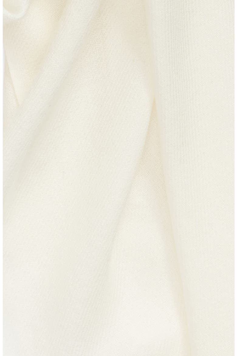 Tissue Weight Wool & Cashmere Scarf, Alternate, color, IVORY WINTER