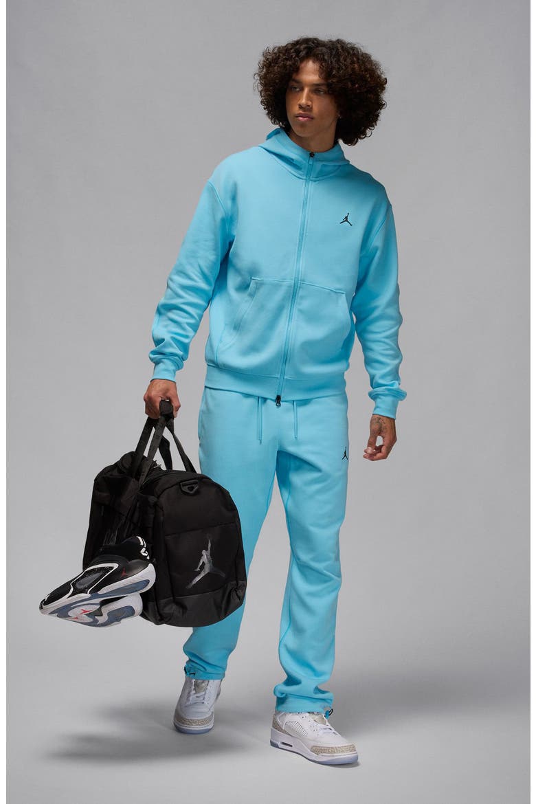 Sport Hoop Fleece Zip-Up Hoodie, Alternate, color, BLUE CHILL/ BLACK