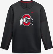 Nike Men's Nike Black Ohio State Buckeyes 2026 Sideline Coaches Therma-FIT Long Sleeve Top