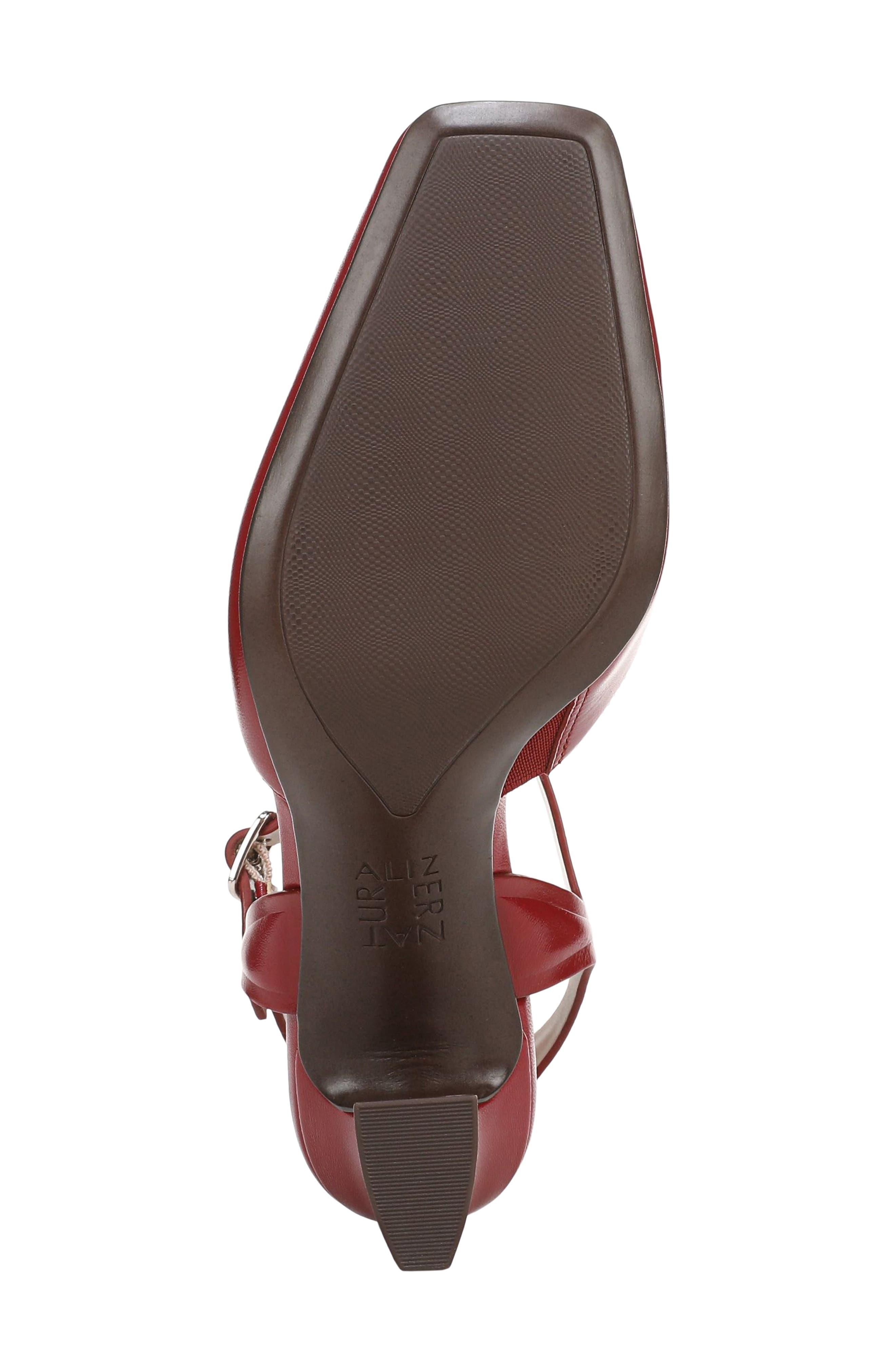 Frankie Ankle Strap Pump, Alternate, color, HEARTS FLAME RED