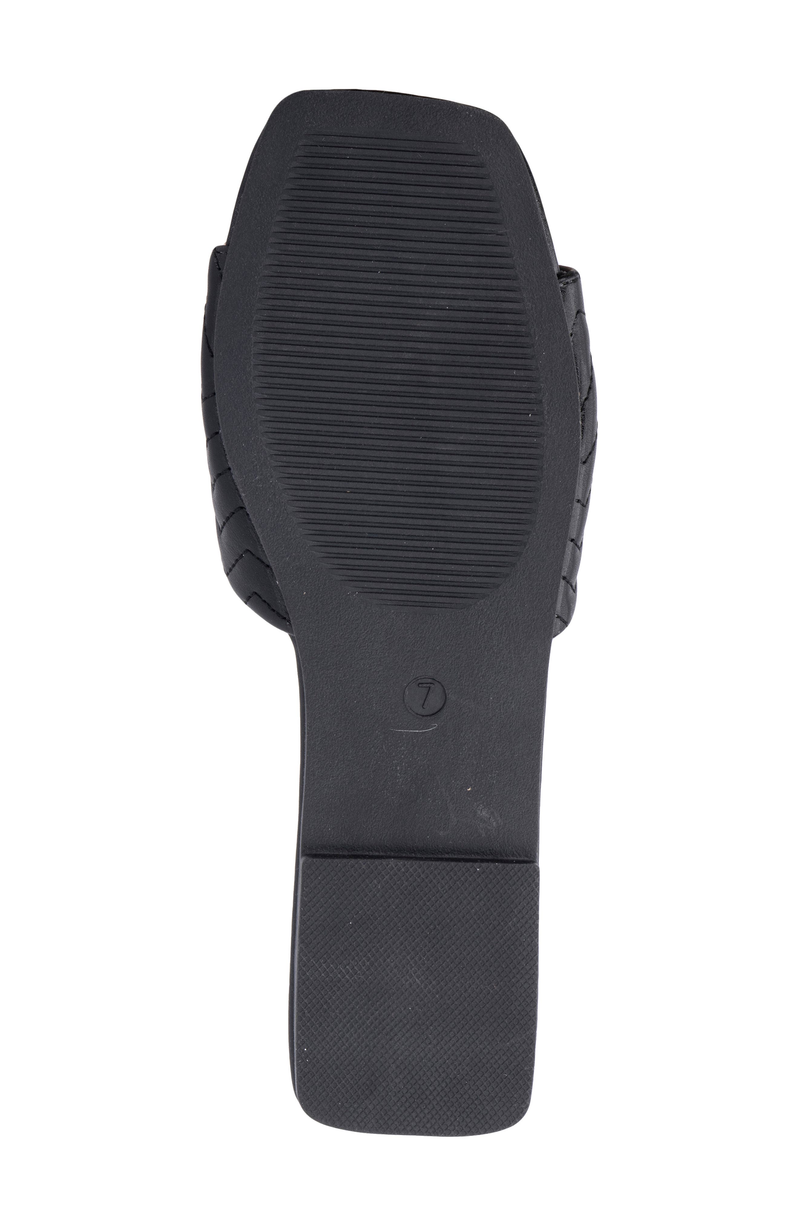 OLIVIA MILLER Sundae Chevron Slide Sandal, Alternate, color, 