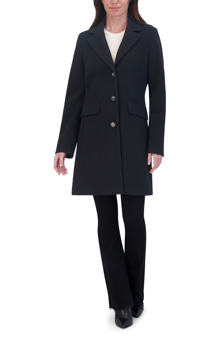 Laundry by Shelli Segal Water Resistant Notch Lapel Coat, Alternate, color, 