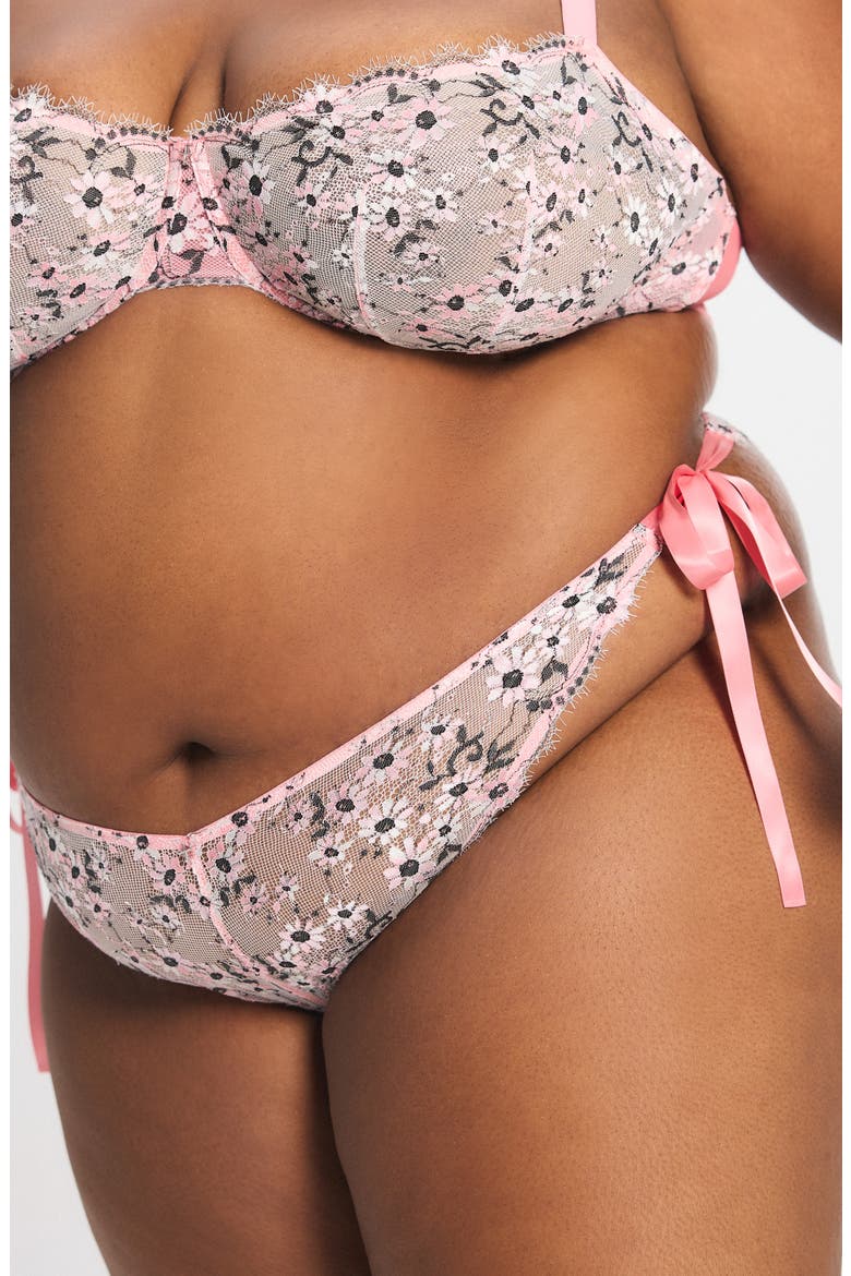 Daisy Darling Brazilian Briefs, Alternate, color, GOOD PINK