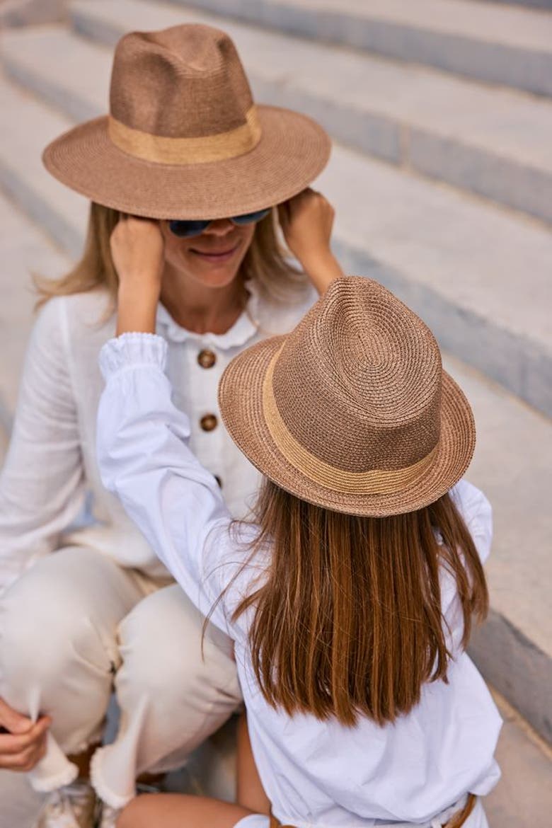 Portofino Straw Hat Natural, Alternate, color, Natural