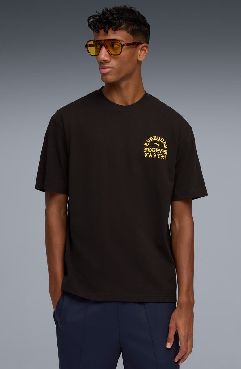 PUMA Now Court Graphic T-Shirt, Alternate, color, Puma Black