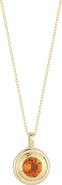Ember Fine Jewelry 14K Gold Citrine Pendant Necklace