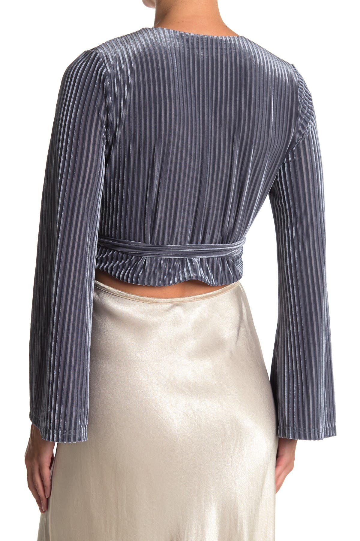 J.O.A. Velvet Wrap Top (Women) | Nordstromrack
