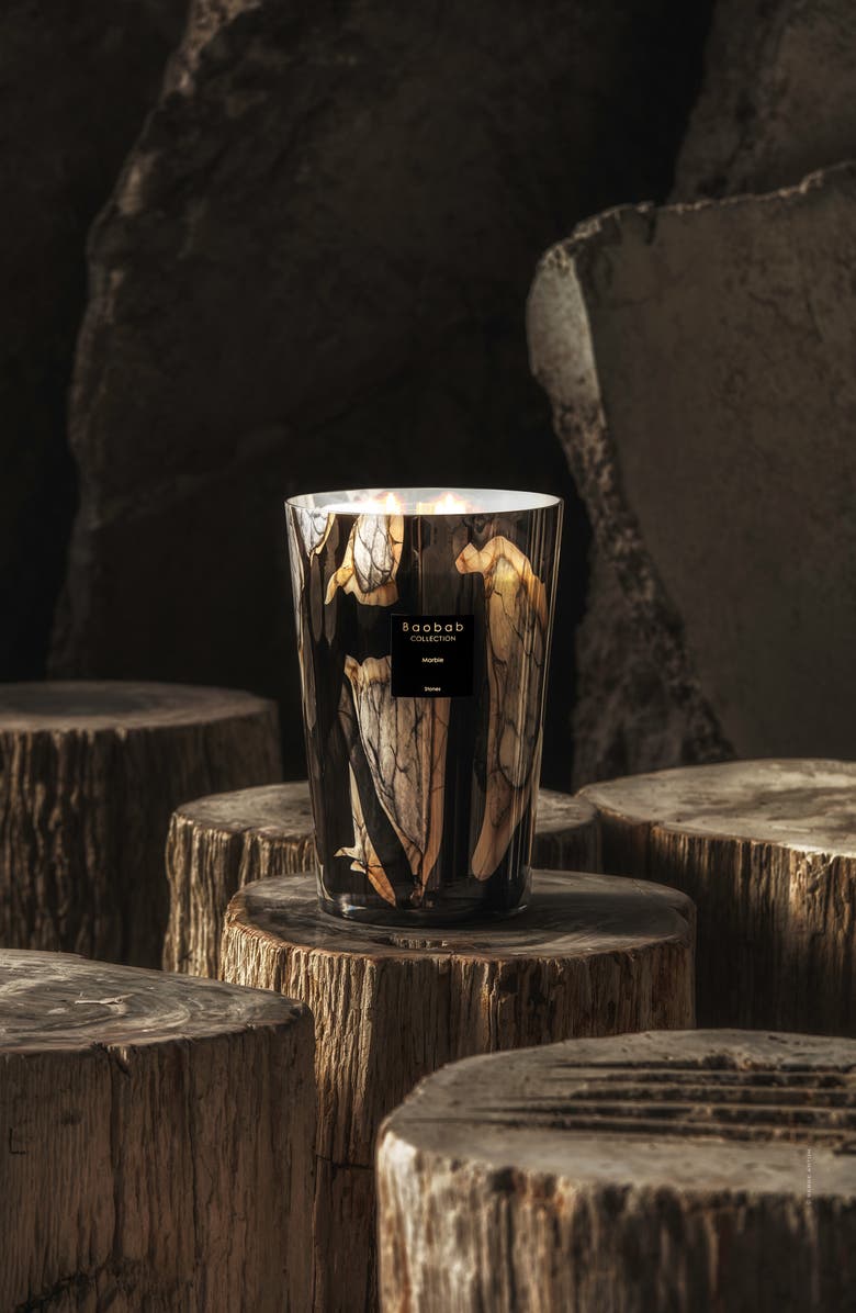 Baobab Collection Stones Marble Candle, Alternate, color, 