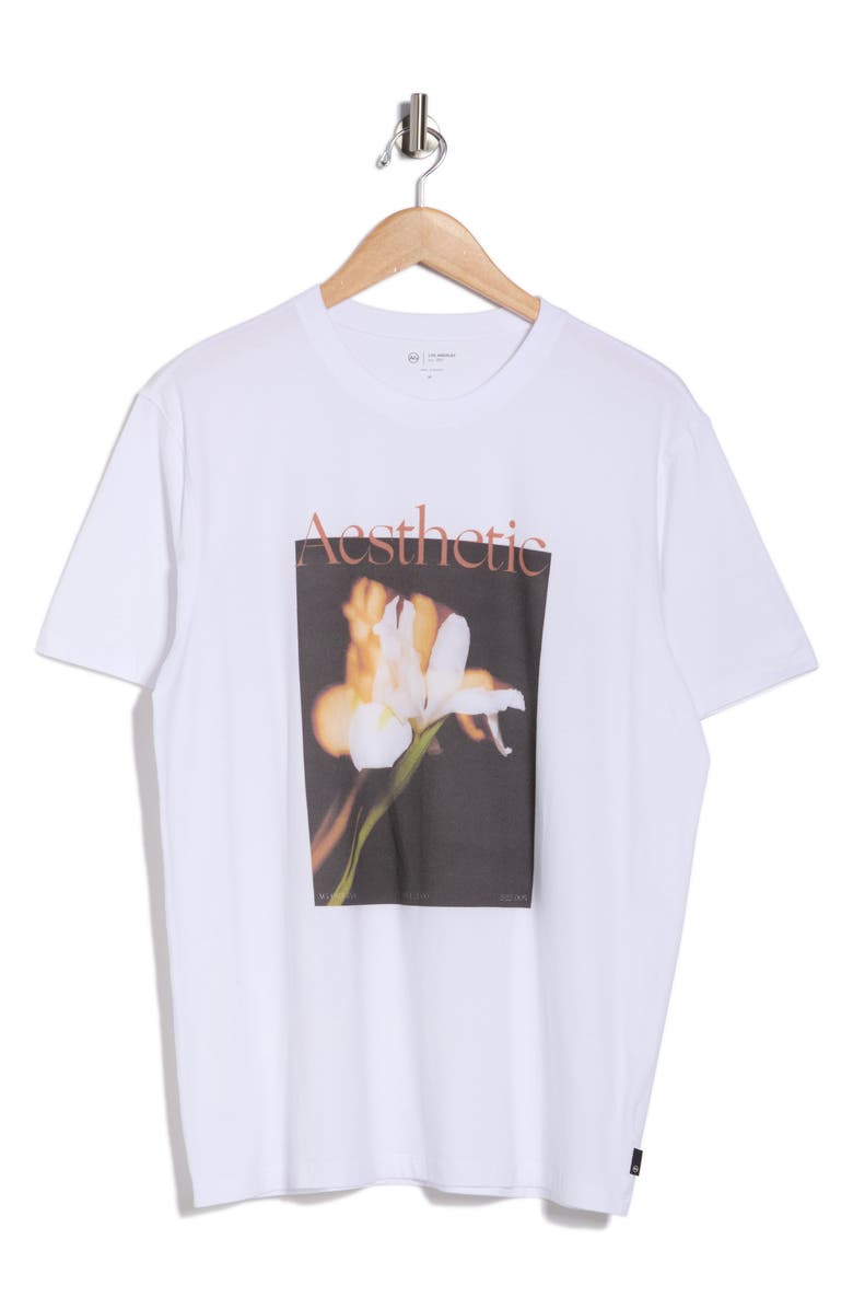 AG Bryce Slim Fit Graphic T-Shirt, Main, color, Aesthetic True White