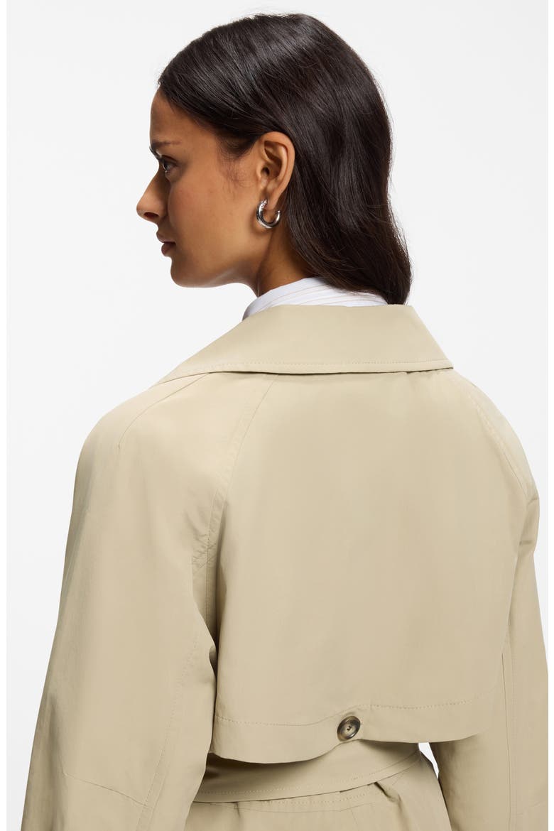 Calili Belted Water Repellent Cotton Blend Trench Coat, Alternate, color, TRENCH COAT