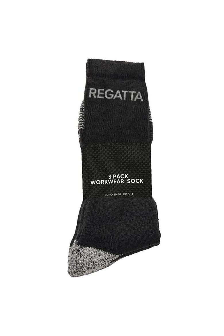 Hardwearing Winter Work Socks, Alternate, color, Black