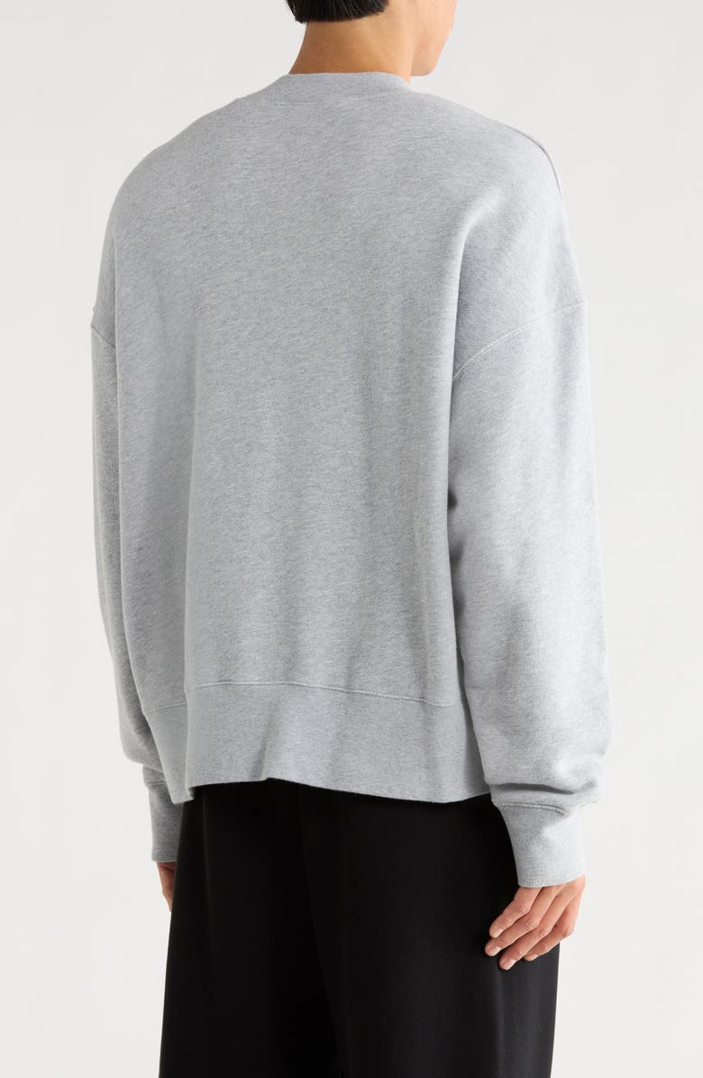 Palm Angels Curved Logo Graphic Sweatshirt, Alternate, color, 