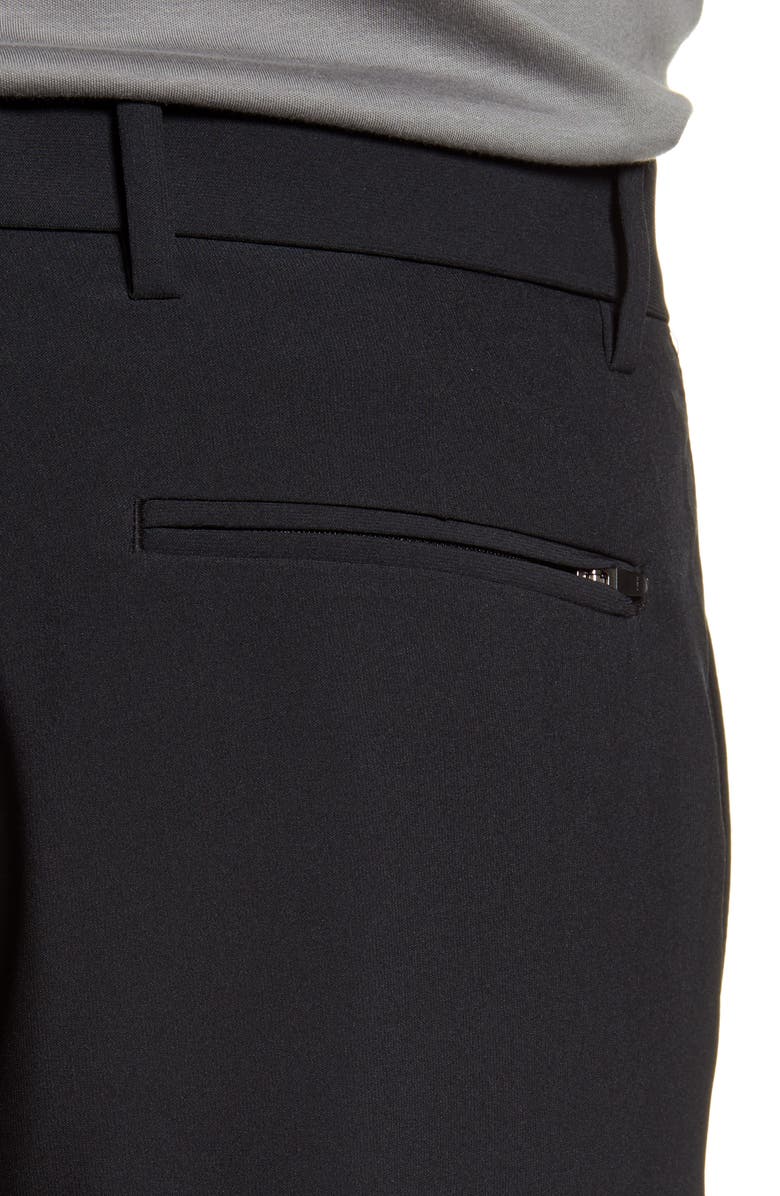 NORDSTROM MEN'S SHOP Performance Flat Front Stretch Chino Pants, Alternate, color, 