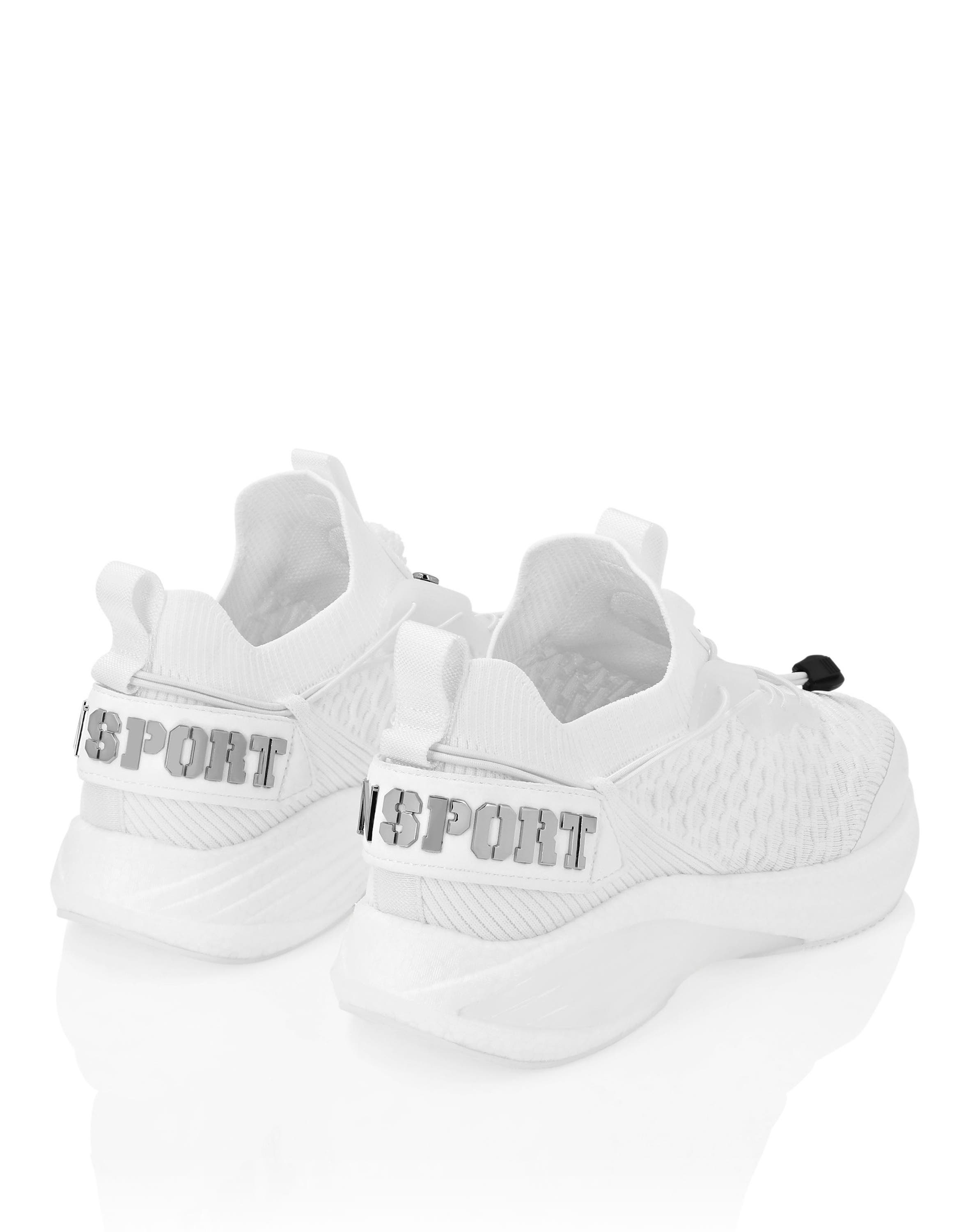 Runner Socks Basic Unisex, Alternate, color, white