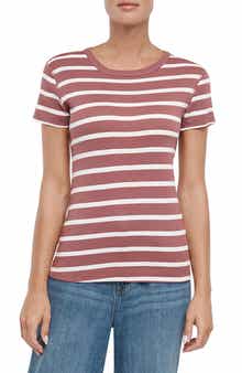 Three Dots Cotton Crewneck T-Shirt